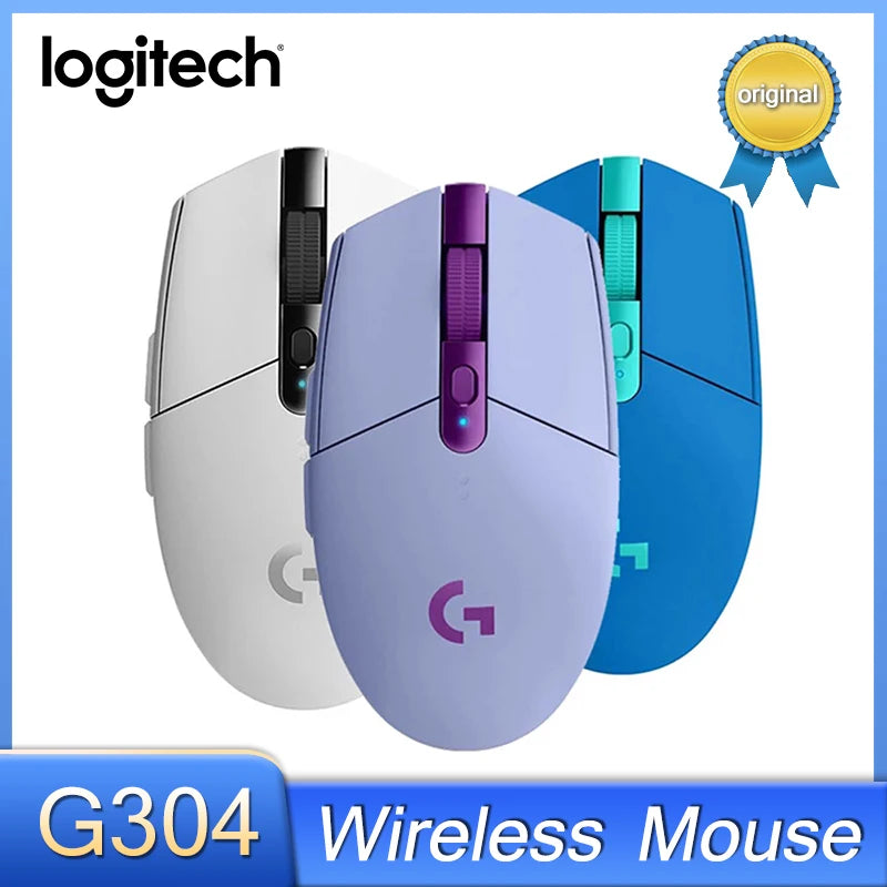 G304 Light Speed Mouse jogo sem fio, portátil, PC, Esport Gamer, mesmo modelo para Logitech, Novo